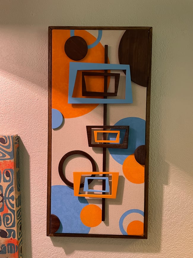 Mid-Century Modern Wall Sculpture #2