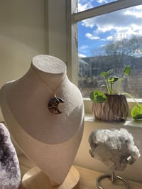 Image 4 of  Gold Tigers Eye Moon Necklace 
