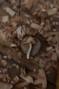Image 1 of Mushroom Pendant necklace.