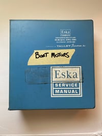 Image 1 of Eska 1970s Service Manual (Boat Motors)