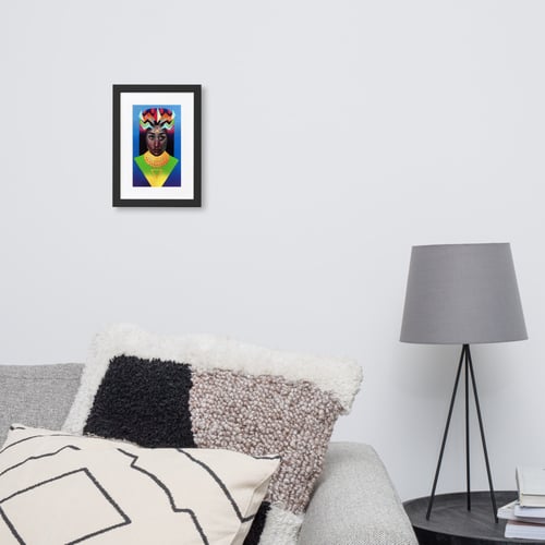 Image of Afroze Framed Art print