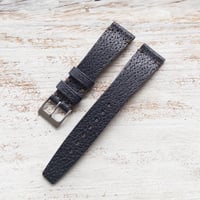 Image 2 of 19mm Corfam Style Pigskin - Navy Blue