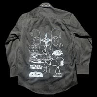 Image 2 of Striped Long Sleeve Button Up