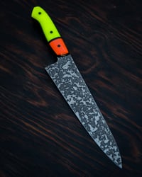 Image 1 of 8” Gyuto - ORANGE/DAYGLOW