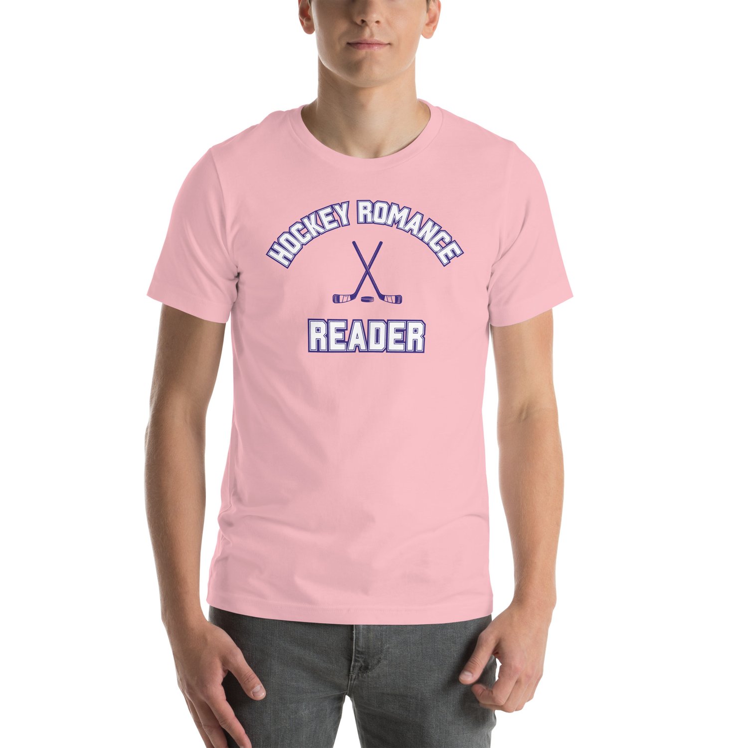 Image of Hockey romance reader Unisex t-shirt