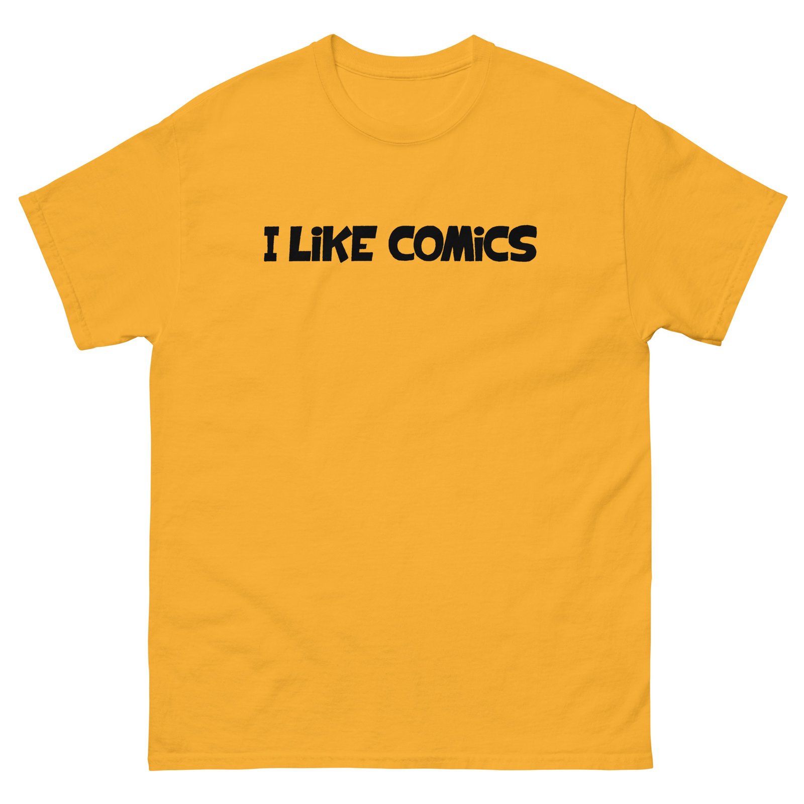 I LIKE COMICS T-Shirt - Light | Dummy Zine - Comics History and