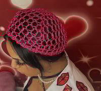 Image 5 of Hot Pink Tubi Hairnet Wrap 