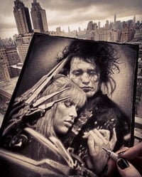 Image 2 of 'EDWARD SCISSORHANDS + KIM’ - 10 x 7” - OPEN EDITION MUSEUM ARCHIVAL PRINT