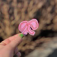 Bow sticker