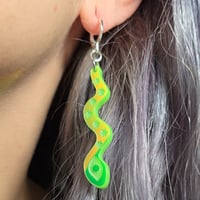 Image 2 of Star Snake Earrings