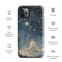 Image 6 of Celestial Night Sky Stars and Clouds Painting Tough Case for iPhone®