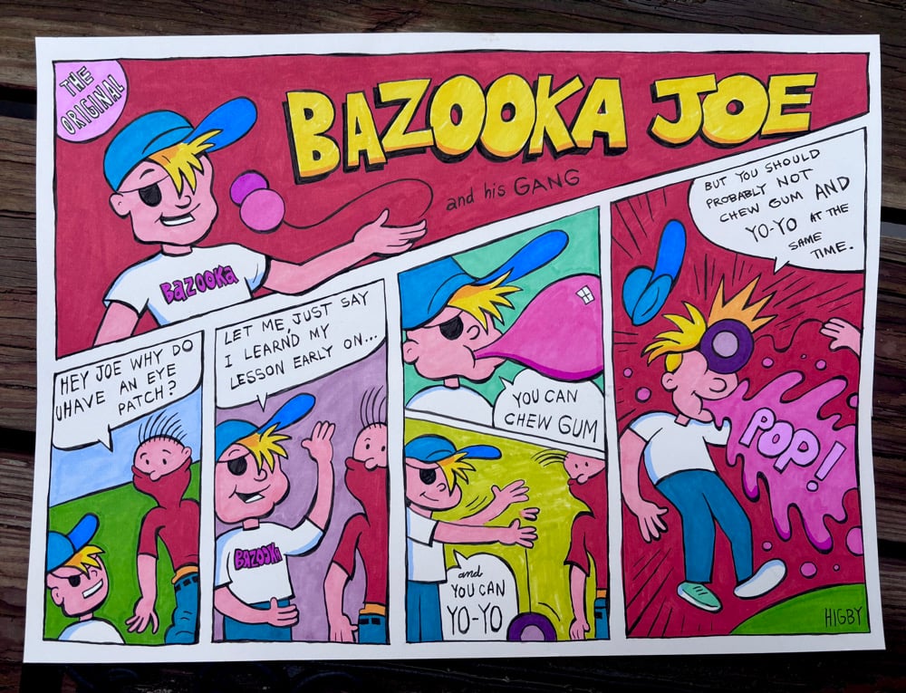 Image of Bazooka Joe Duncan Freehand One and custom Comic