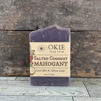 Salted Coconut Mahogany Goat Milk Soap