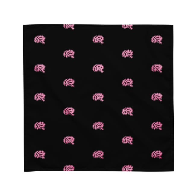 Brain Bandana Black
