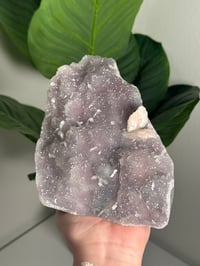Image 2 of XL SELF STANDING COTTON CANDY APOPHYLITE CUT BASE WITH STILBITE  -INDIA- C