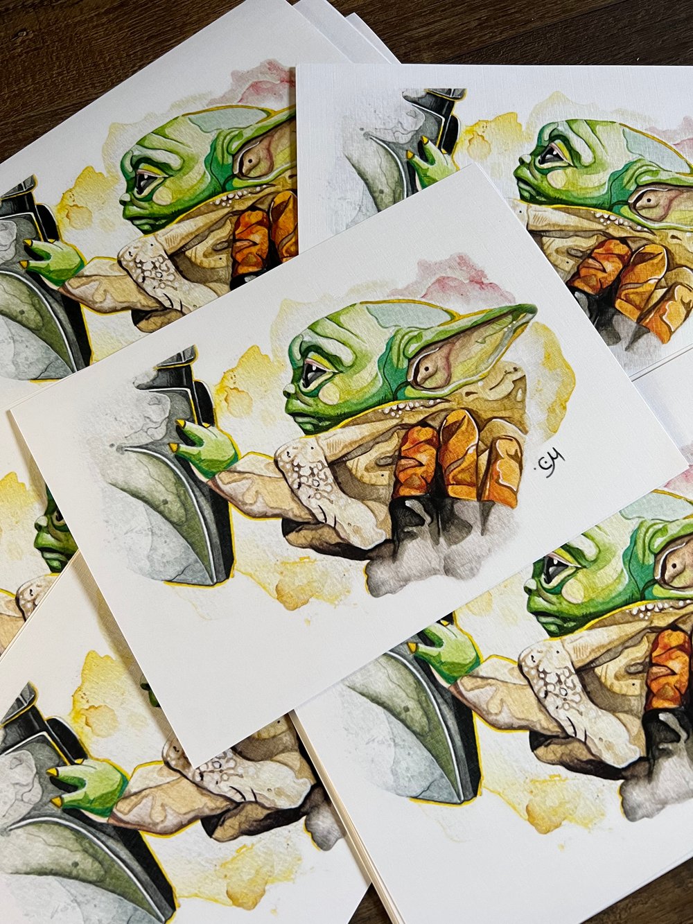 Mando and grogu print