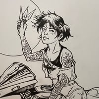 Image 2 of Modern RPG Rogue Original Art