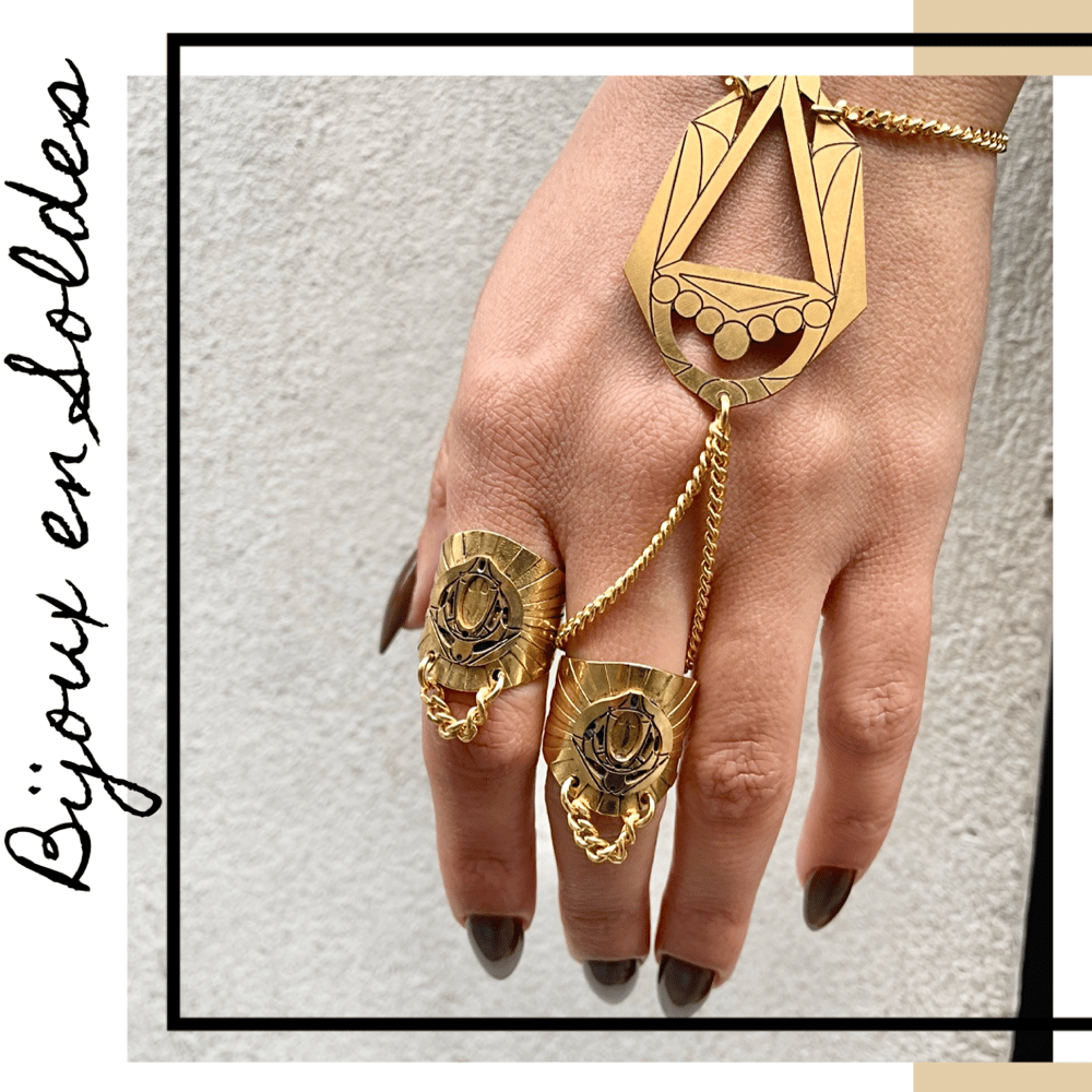 Image of Bague Sun Gold