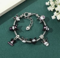 Black charm bracelet 