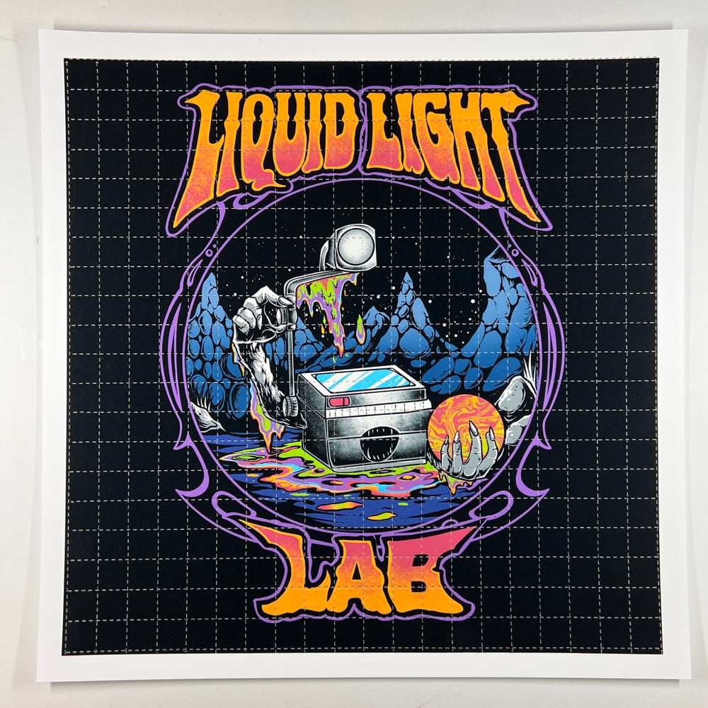 Image of "Liquid Light Lab" - Large Format 12" Blotter Art