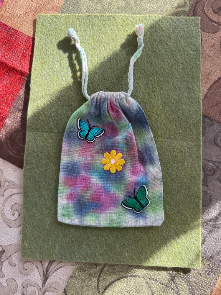 Image of Little butterfly drawstring bag