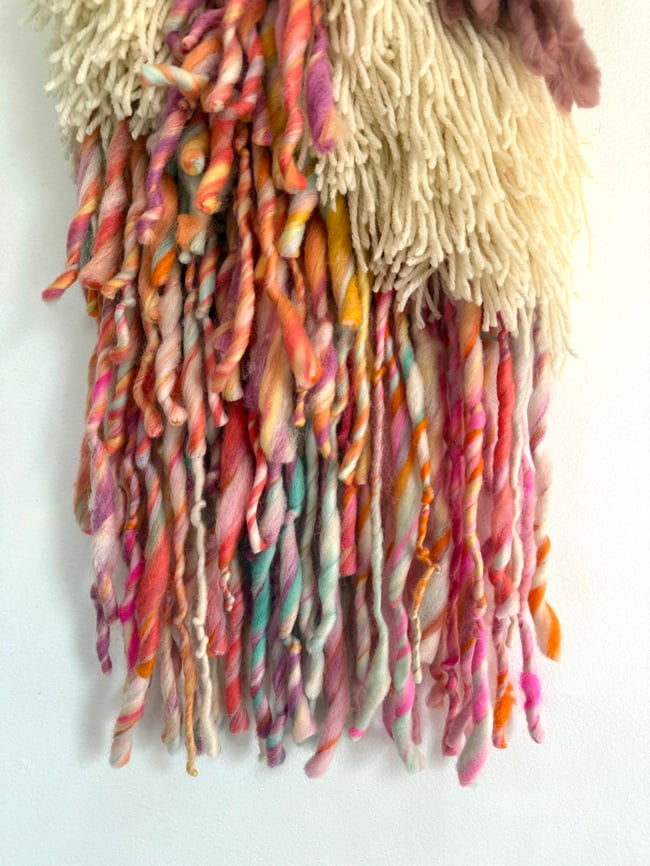 Candy Crush. Woven wall hanging