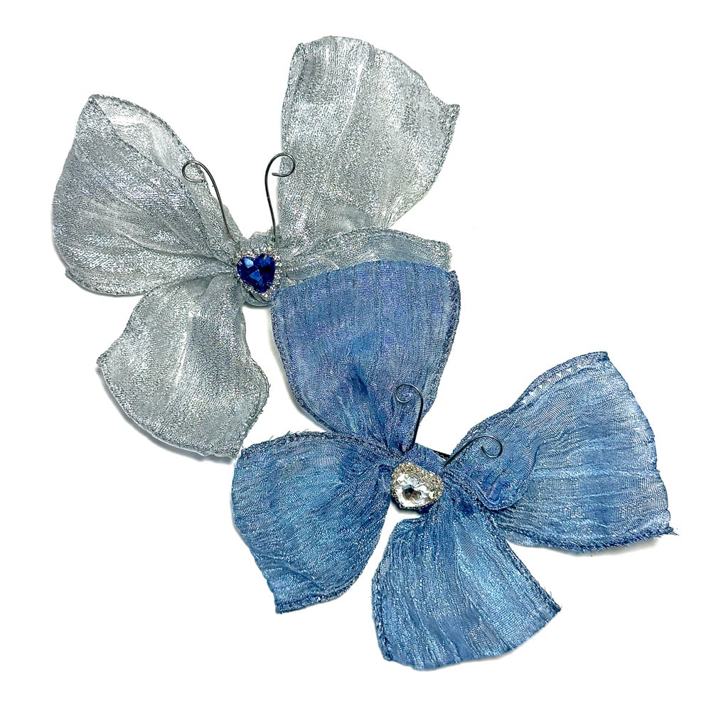 Image of Shimmer Butterfly Bow Single Clip
