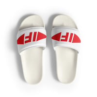 Image 2 of claquettes rouge et blanche