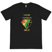 Image 1 of VALUE FREEDOM JUNETEENTH Organic T-Shirt