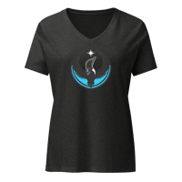 Image 6 of Women’s relaxed v-neck t-shirt - Rebel Loon Water