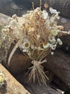 Dried wedding florals 