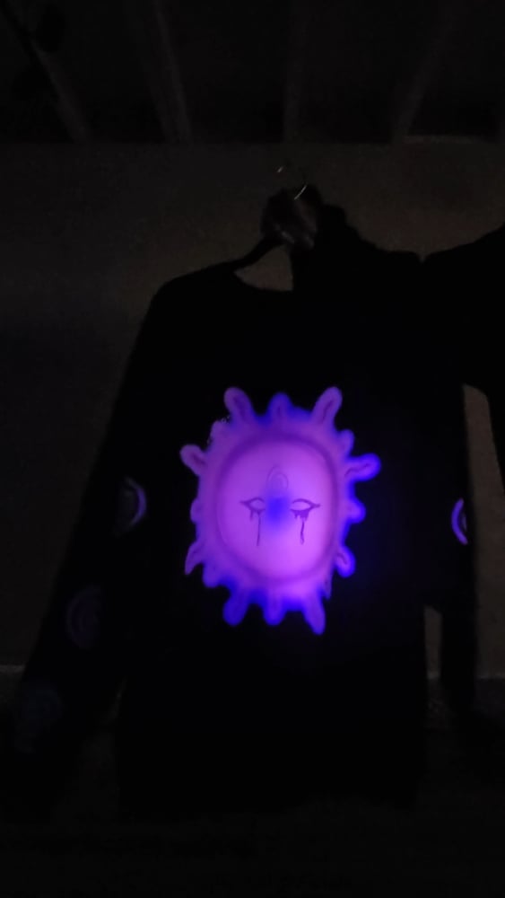 Image of Sun & moon swirl ( UV )crewneck