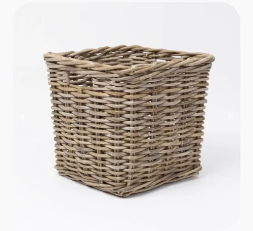 Image of Square Rattan Utility Basket