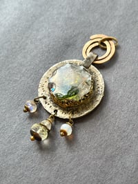 Image 3 of Kuchi pendant with resin opal
