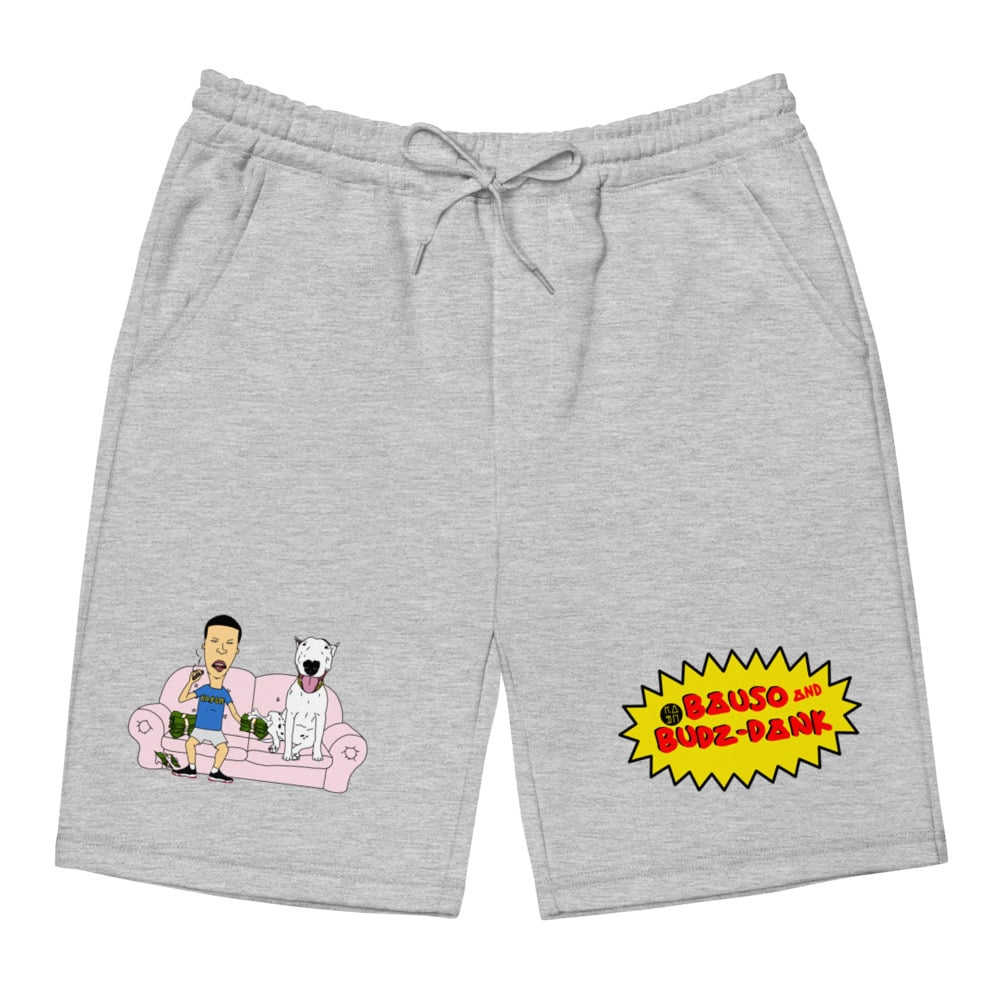 Image of BAUSO & BUDZ-DANK COUCH FLEECE SHORTS