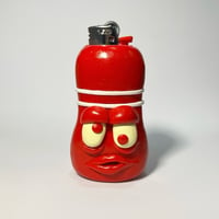 Image 3 of Red Bowling Pin 1 Of 1 Clay Lighter Case