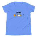 Image 4 of 100 organic-  Youth Short Sleeve T-Shirt