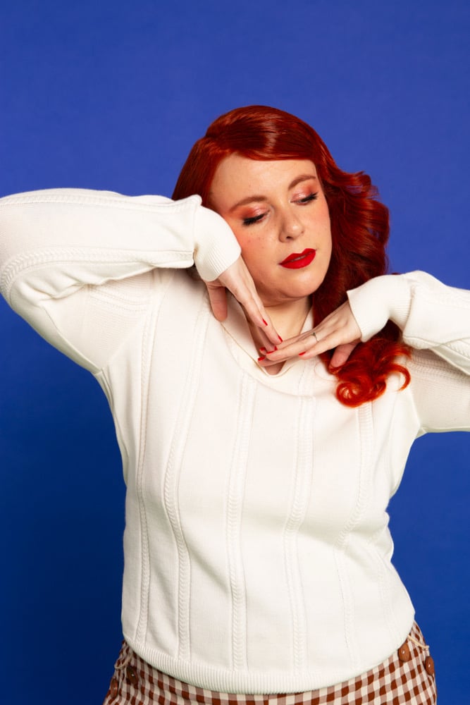 Image of Jersey Blanco crudo