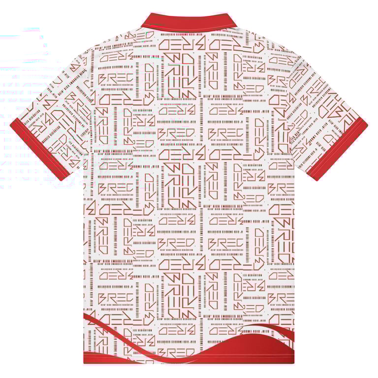 BRED INC Monogram slim fit polo