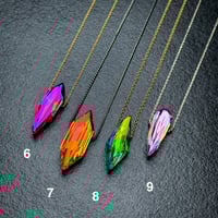 Image 3 of Aura Prism Pendant Necklace