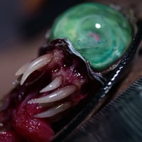 Image 6 of Monstrous Twisted Tongue Pendant, ooak