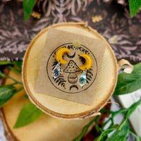 Image 1 of Kolczyki wkrętki - Księżyce i Gwiazdki ✨🌙
