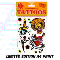 Image 1 of Temporary Tats - Limited Edition Print