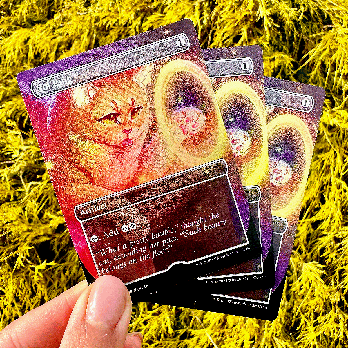 Magic the Gathering Sol Ring Cat & Dog | PuffyGator Magic the Gathering Sol Ring Cat & Dog | PuffyGator