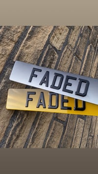 Image 1 of Faded Plates