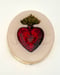 Image of Sacred Heart M Oval Mushroom/Red Small