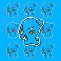 Dapper Wobbuffett Vinyl Sticker