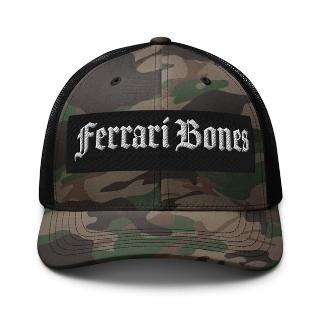 dominion_ferraribones camo driving hat