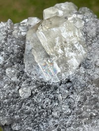 Image 3 of Druzy Fujian Quartz & UV Calcite Specimen #2146