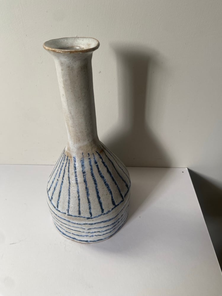 White Bottled (chalky blue lines) Image 4